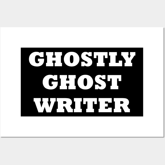 Ghostly Ghost Writer Wall Art by EpicEndeavours